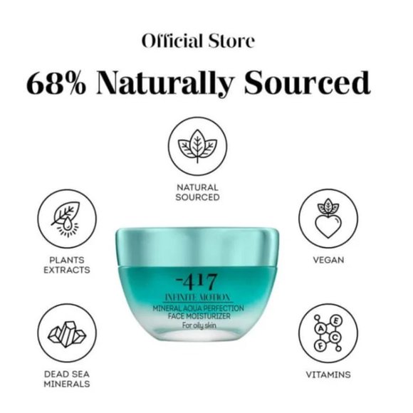Infinite Motion - Mineral Aqua Perfection Face Moisturizer, 50ml (For Oily Skin) - Picture 5 of 10